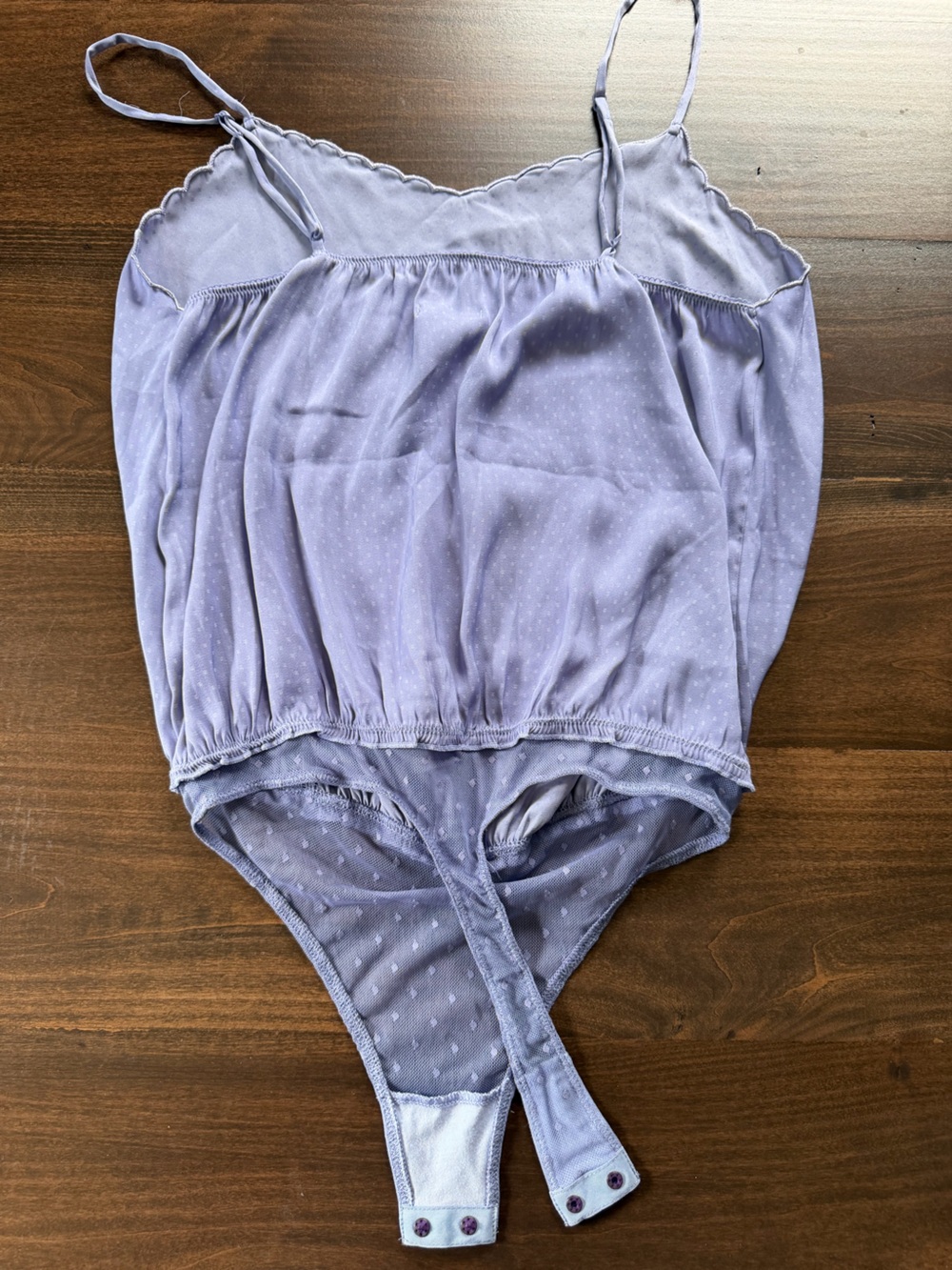 Free People Lavender Dot Mesh Bodysuit - Picture 3 of 3